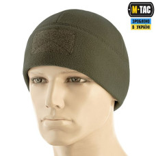 Шапка M-Tac Watch Cap Elite фліс (320г/м2) з липучкою Dark Olive M