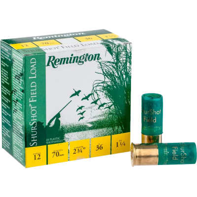 Патрон Remington 12к Shurshot Field Load FM 12/70 (б\к) №2/0 (4,1 мм) 32 г б/до