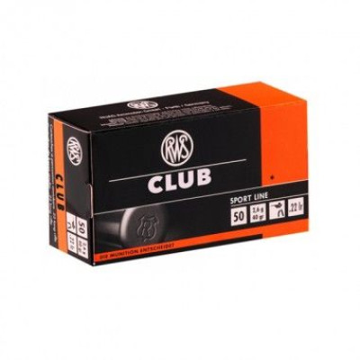 Патрон нарізний RWS Sport line Semi Auto 22Lr Round Nose 40gr/2,6г (50шт)