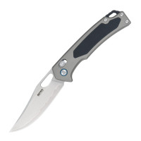 Ніж складний SRM Retriever 9203-AK, чорно-сірий