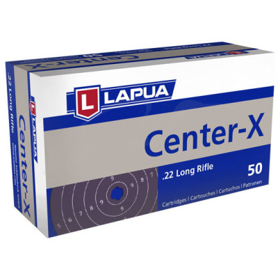 Патрон нарізний SK Lapua Center-X 22 LR пуля LRN 2,59 г/ 40 gr (50 шт)