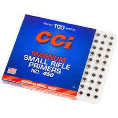 Капсюль CCI 450 MAG SMALL RIFLE PRIMER (223Rem, 308Palma) 100шт/уп