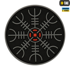 Нашивка M-Tac шолом Жаху PVC Black/Grey