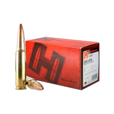 Патрон Hornady Match 308 Win куля BTHP 168гр 10,9г 823 м/с 50шт/уп