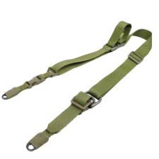 Ремінь Kiborg 2-точковий Gun Sling G2 з пряжкою олива