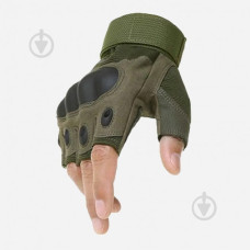 Рукавиці тактичні 869 OAKLEY без пальців Чорні XL