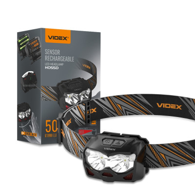 Ліхтар налобний VIDEX VLF-H055D 500Lm 5000K