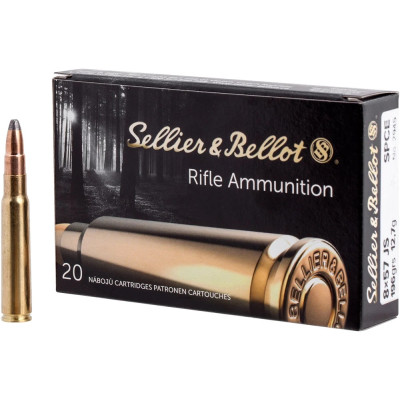 Патрон Sellier & Bellot 8x57 JS куля SPCE 196гр 12,7г 790 м/с 20шт/уп