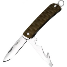 Ніж багатофункціональний Ruike Criterion S21, (5.3 см) 12C27 / G10 коричневий, 5 інстр.