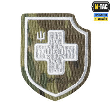 Нашивка M-Tac Хрест ЗСУ (вишивка) Multicam