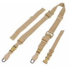 Ремінь Kiborg 2-точковий Gun Sling G2 з пряжкою койот