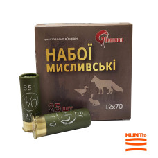 Патрон 12к Гавілан 36г №4/0 дріб (К) 25шт/уп