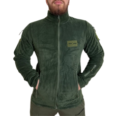 Кофта флісова Flash Tactical Хакі L з липучкою