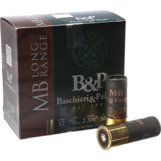 Патрон B&P 12к MB LONG RANGE 12/20/70 36г №2 дріб (К) 25шт/уп