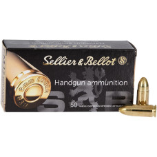 Патрон нарізний Sellier & Bellot кал. 9x19 мм куля FMJ маса 8 г/124 гр