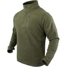 Кофта Condor-Clothing Quarter Zip Pullover. L. Olive drab