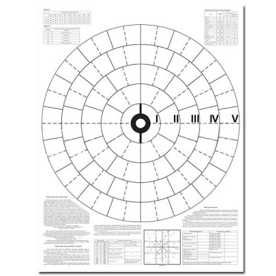 Мішень пристрілочна Стодольна 830 * 1070мм