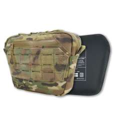 Сумка-напашник XL з балістичним пакетом 1А класу захисту Kiborg GU Cordura Multicam