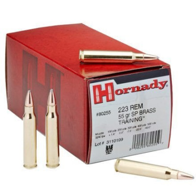 Патрон Hornady Custom 223 Rem куля SP 55гр 3,56г 988 м/с 50шт/уп