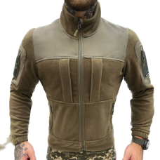 Кофта флісова Single Sword зі вставками Soft Shell беж L