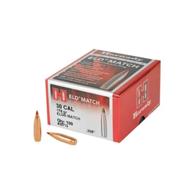 Куля Hornady ELD Match кал .30 масса 178 гр (11.5 г) 100 шт
