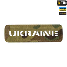 Нашивка M-Tac Ukraine скрізна 25х80 Laser Cut Multicam