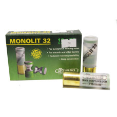 Патрон D Dupleks 12к 12/70 куля Monolit 32г 5шт/уп