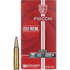 Патрон Fiocchi Classic Line 223 Rem куля FMJ 55г 3,6г 995 м/с 50шт/уп