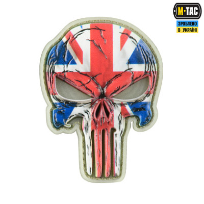Нашивка M-Tac Punisher Британія GID