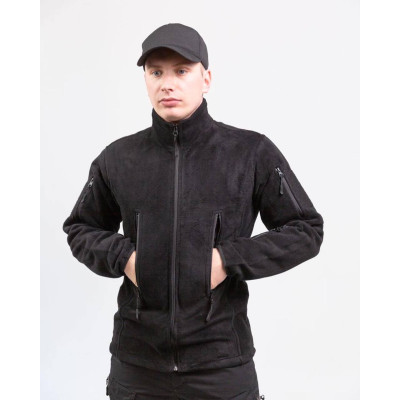 Кофта флісова ATA TEKSTIL Чорна ХХХХL