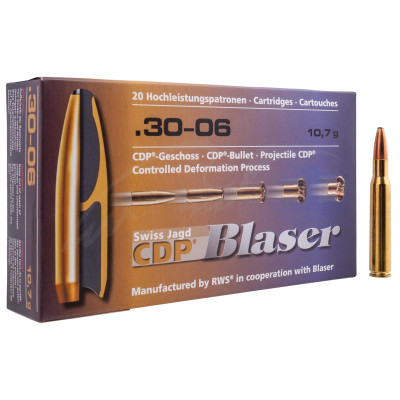 Патрон Blaser 30-06 куля CDP 165гр 10,7г 850 м/с 20шт/уп