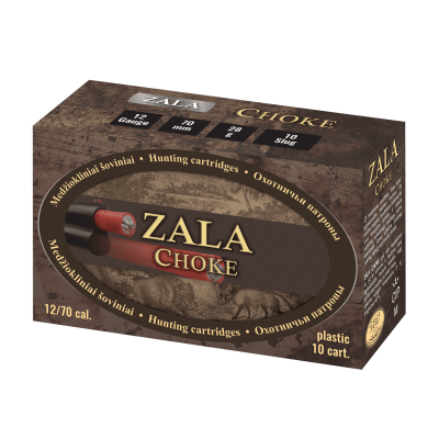 Патрон Zala Arms 12к Choke 12/70 28г  куля (К) 10шт/уп