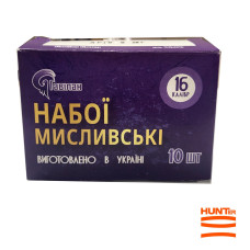 Патрон 16к Гавілан 28г №0 дріб (К) 10шт/уп