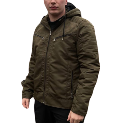 Куртка OSSO Collection на меховой подкладке Хаки XL