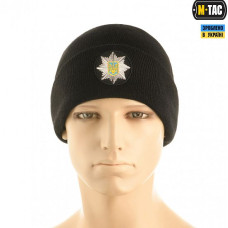 Шапка M-Tac Поліція тонка в"язка 100% акрил  Black S/M