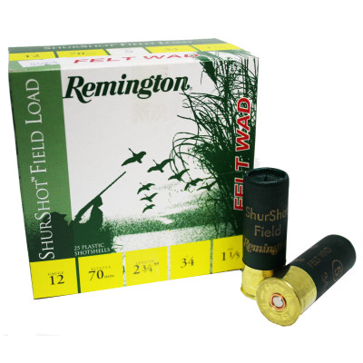 Патрон Remington 12к Shurshot Field Load FW 12/70 (б/к)  №5 (2,9 мм) 34г
