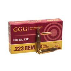 Патрон GGG Match 223 Rem куля HPBT Nosler 69гр 4,47г 915 м/с 20шт/уп