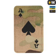 Нашивка M-Tac Ace of Spades Laser Cut Multicam/Black