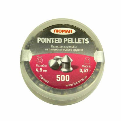 Пули "Люман" к. 4,5 мм Poin. Pellets 0,57 г 500 шт