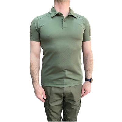 Футболка поло 869 BIKATEX Tactical Tisort 802 зелена 3XL