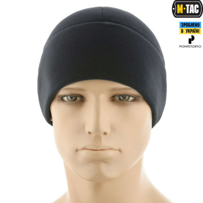 Шапка M-Tac Watch Cap Premium флис Dark Navy Blue