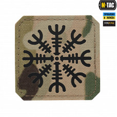 Нашивка M-Tac шолом Жаху Laser Cut Multicam/Black