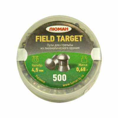 Пули "Люман" к. 4,5 мм Field Target 0,68 г 500 шт
