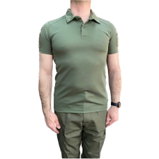 Футболка поло 869 BIKATEX Tactical Tisort 802 зелена 4XL