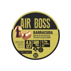 Кулі пневматичні Pellets APOLO AIR BOSS "BARRACUDA COPPER" cal. 4,5, 0,7 g (500 шт)