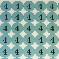 Наклейки на патрони "4"