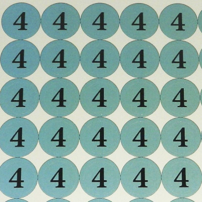 Наклейки на патрони "4"
