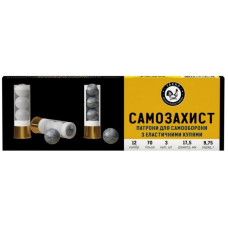 Патрон травматичний ТАХО 12к "Самооборона" з еластичними пулями