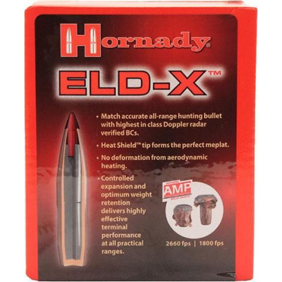 Куля Hornady ELD-X .30 маса 212 гр (13.7 г) 100 шт