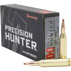 Патрон Hornady Precision Hunter 243 Win куля ELD-X 90гр 5,83г 945 м/с 20шт/уп